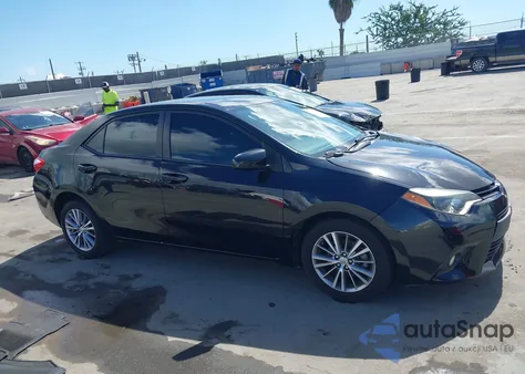 2014 Toyota Corolla Le Plus z USA, uszkodzony, nr VIN 2T1BURHE4EC024672